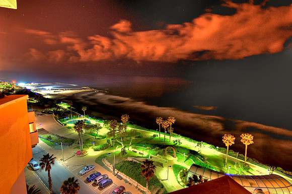Netanya at night