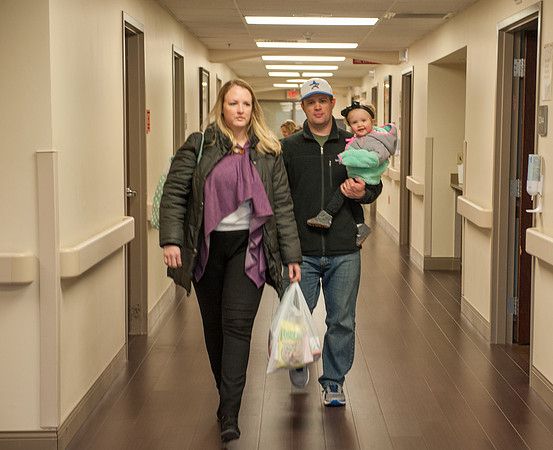Uncle Andy, Aunt Jocelyn and Paige come for a visit